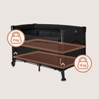 Lionelo, Ellen, patut de calatorie cu extensie mare 3in1, Black