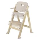 Lionelo, Floris, scaun inalt din lemn, Beige Natural