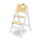 Lionelo, Floris, scaun inalt din lemn, White