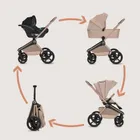 Lionelo, Freya, carucior multifunctional 3in1, Beige Sand