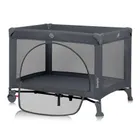Lionelo, Laura, patut de volaj compact 2in1, Grey Concrete