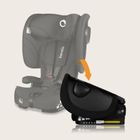 Lionelo, Nelly, scaun auto, i-Size, Black Carbon, 76-150 cm