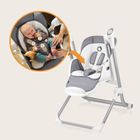 Lionelo, Niles, scaun inalt multifunctional, Grey