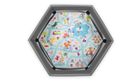 Lionelo, Roel, tarc de joaca pentru copii, 112-112 cm, Grey Multicolor