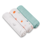 Lionelo, scutece textil din bambus, 70-70 cm, 3 buc., Dot