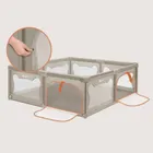 Lionelo, Willow XL, tarc de joaca pentru copii, Beige Sand