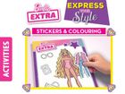 Lisciani, Barbie, Express Your Style, caiet spiralat cu stickere
