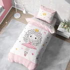 LuLuLand, Printesa roz, set lenjerie de pat single, 160-200 cm