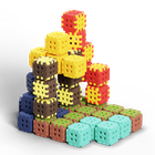 Marioinex, Mini Waffle, Green Blocks, set de constructie, 302 piese
