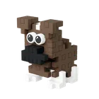 Marioinex, Mini Waffle, Pocket Pets Puppies, Boxer, set de constructie, 50 piese