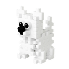 Marioinex, Mini Waffle, Pocket Pets Puppies, West Highland White Terrier, set de constructie, 49 piese