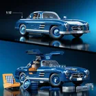 Mattel Brick Shop, Hot Wheels, Mercedes-Benz 300 SL, set de constructie, 1600 elemente