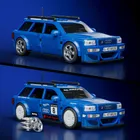 Mattel Brick Shop, Hot Wheels, Speed Series ’94 Audi Avant RS2, set de constructie, 236 elemente