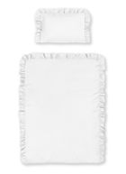 Mayamoo, set lenjerie de pat single, alb, 100-135cm