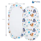 Medi Partners, Boho Animals, cearceaf cu elastic pentru carucior, bej