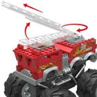 Mega Bloks, Hot Wheels Monster Trucks, 5-Alarm - masina de pompieri, 284 piese