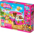 Mega Construx, Barbie, Autorulote, set de constructie, 123 piese
