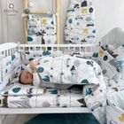 MimiNu, Calatoria copiilor, cearceaf din bumbac cu elastic, 60-120 cm