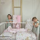 MimiNu, Caprioare, patura minky, roz, 75-100 cm