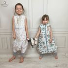 MimiNu, Caprioare, sac de dormit cu picioare, calduros, TOG 2.5, roz, marime M, 2-6 ani