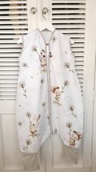 MimiNu, Flo, Pisici, sac de dormit subtire de vara cu picioare, 51-87 cm