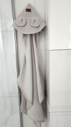 MimiNu, Junior, halat de baie, din bambus, bej, 85-120 cm