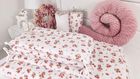 MimiNu, Ratuci, aparatori pentru patut din bumbac, 180-30 cm, roz