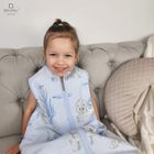 MimiNu, Sigilii, sac de dormit subtire de vara, TOG 0.5, albastru, marime M, 2-6 ani
