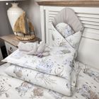 MimiNu, Sigilii, set lenjerie de pat single, 120-90 cm, bej