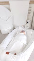 MimiNu, Soft, babynest, 0-12 luni, ecru