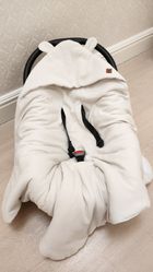 MimiNu, Soft, sac de dormit pentru scaun auto, carucior, TOG 2-2.5, bej, 90-90 cm