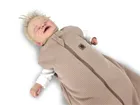 MimiNu, Soft, Teddy, sac de dormit cu fermoar, mocha, TOG 2.0-2.5, 3-12 luni