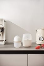 Mombella, Breast Shape, biberon anticolici pentru nou-nascuti din silicon, 210 ml, Ivory