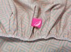 Motherhood, Cearceaf pentru gondola/cosul Moise cu elastic 35-75 cm, Pink Squares