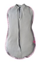 Motherhood, Invelitoare Zip&Swaddle masura 1 (2,5-5kg), Grey/Pink Classics