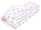 Motherhood, Paturica de muselina 100-120 cm cu doua straturi, Pink Splashes