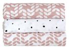 Motherhood, Scutece din muselina 70-80 cm, 3 buc., Pink Classics
