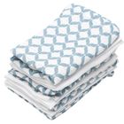 Motherhood, Servetele de muselina si bumbac 30-30 cm, 7 buc., Blue Classics