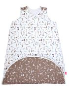 Motherhood, Zip-A-Round, sac de dormit de vara din bumbac, 2in1, TOG 1, frunze violete, 3-18 luni