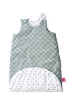 Motherhood, Zip-A-Round Sac de dormit din bumbac 2in1 (3-18 luni), Mint Boats