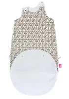 Motherhood, Zip-A-Round Sac de dormit din muselina 2in1, 3-18 luni, Beige Classics