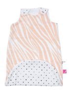Motherhood, Zip-A-Round Sac de dormit din muselina 2in1 (3-18 luni), Salmon Zebra
