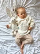 MyHummy (Szumisie), Iepuras, jucarie linistitoare pentru copii, ecru