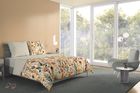 Natural Boho, Retro Flori, set lenjerie de pat, 3 piese, 160-200 cm
