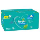 Pampers Fresh Clean, servetele umede, 6 pachete de 80 servetele, 480 buc.