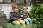 Pantaloni trening largi pentru copii, verde, brand Pinokio