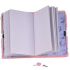 Paso, Lilo si Stitch, jurnal cu lacatel de plus, A5, 96 foi, cu linie, Flowers