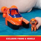 Paw Patrol, Aqua Pups, vehicul cu figurina, Zuma