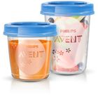 Philips Avent, recipient de stocare hrana, 180 ml, 240 ml, 20 buc., SCF721/20