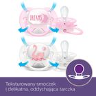 Philips Avent, Ultra Soft, Girl, suzeta, 0-6 luni, 2 buc., SCF222/02